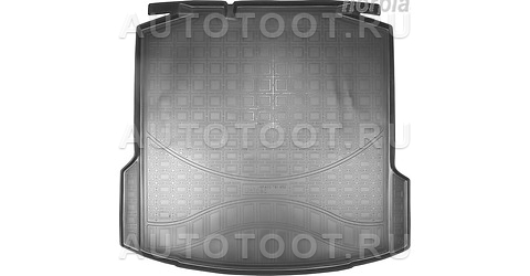 Коврик в багажник NORPLAST, черный, полиуретан (прямой) - NPA00T81652 Norplast для SKODA RAPID