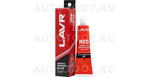 Герметик красный LAVR высокотемпературный 85г - LN1737 LAVR для 