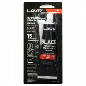 Герметик черный LAVR высокотемпературный 85г