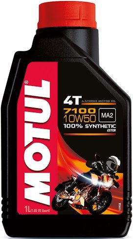 10W-50 MOTUL 7100 4T Масло моторное 1 литр синтетика