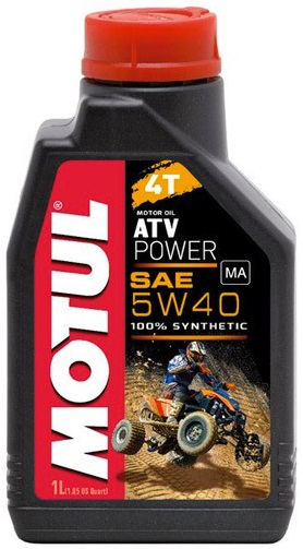 5W-40 масло четырехтактное Motul ATV Power 4T 1л