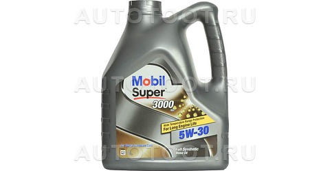 Масло моторное синтетическое MOBIL 5W-30 Super 3000 XE 4л - 153018 MOBIL для 