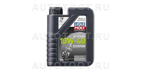 4T 10W-40 Масло моторное синтетическое Scooter Motoroil Synth 4T , 1л -   для 