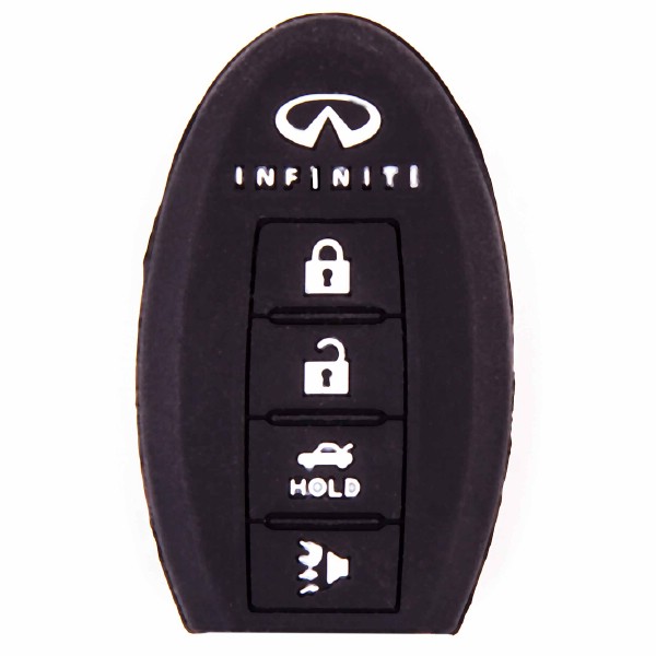 INFINITI Чехол на ключ автомобильный SW силиконовый INFINITI(4 кнопки)
