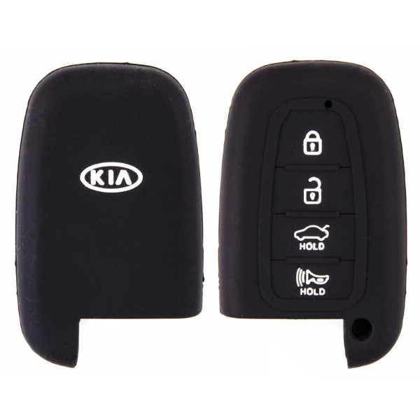 KIA Чехол на ключ автомобильный SW силиконовый KIA(4 кнопки)