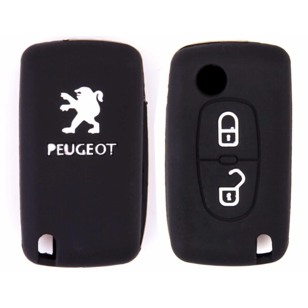 PEUGEOT Чехол на ключ автомобильный SW силиконовый PEUGEOT(307/408 2 кнопки)