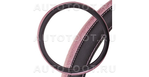 Оплетка SKYWAY Luxury-7 M Черно/Розовая экокожа -   для 