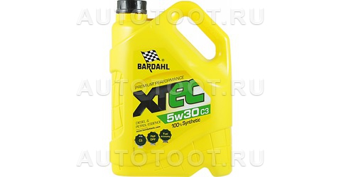 5W-30 XTEC C3 5L (синт. моторное масло) - 36303 Bardahl  для 