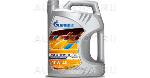 10W-40 Масло моторное Gazpromneft Diesel Prioritet полусинтетическое 5л - 2389901344 Газпромнефть для 