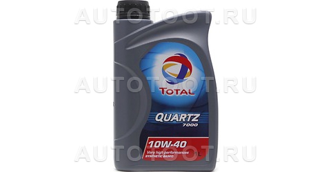 10W-40 масло моторное полусинтетическое QUARTZ 7000 Diesel, 1 литр -   для 