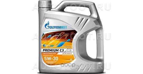 5W-30 Масло моторное Gazpromneft Premium C3 синтетическое 4л - 253142230 Газпромнефть для 