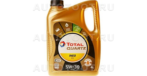 5W-30 масло моторное синтетическое PEUGEOT/CITROEN QUARTZ INEO ECS, 4л - 213685 TOTAL для 