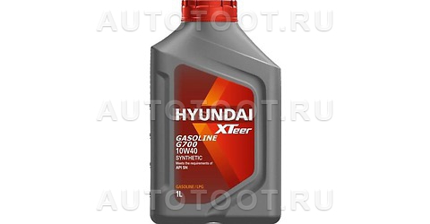10W-40 Масло моторное синтетическое Gasoline G700 10W-40, 1л - 1011009 Kia/Hyundai для 