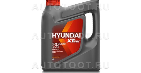 10W-40 Масло моторное синтетическое Gasoline G700 10W-40, 4л - 1041014 Kia/Hyundai для 