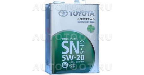5W-20 Масло моторное полусинтетическое SN 5W-20, 4л -   для 