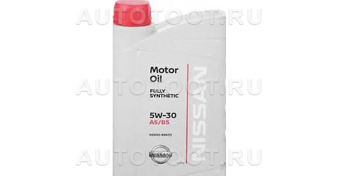 5W-30 Масло моторное синтетическое Full Synthetic Motor Oil 5W-30, 1л - KE90099933R Nissan для 