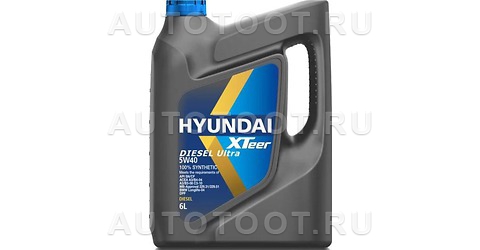5W-40 Масло моторное синтетическое Diesel Ultra 5W-40, 6л - 1061223 HYUNDAI Oilbank XTeer для 