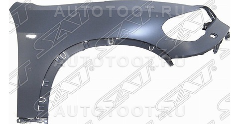 Крыло правое (с отверстием под повторитель, под омыватель, пластик) - STBM70016A1 SAT для BMW X5