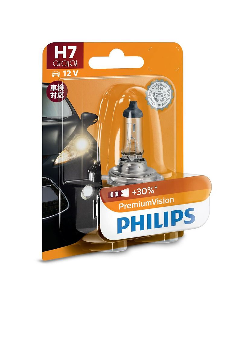Лампа H7 Philips +30% в блистере