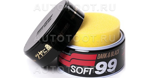 Полироль для кузова защитный Soft99 Soft Wax для темных, 300 гр - 00010 SOFT99 для 