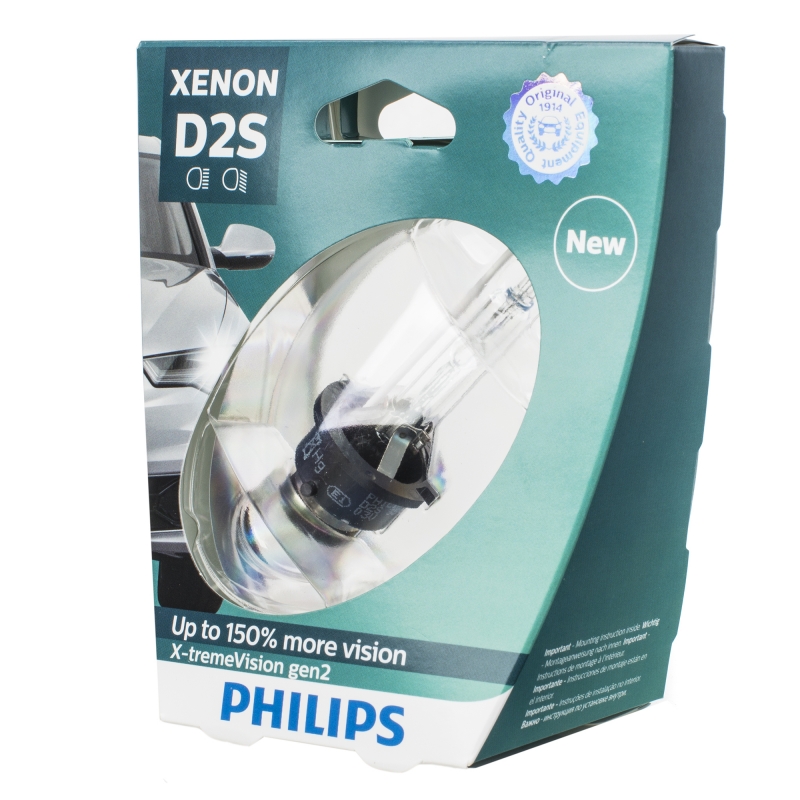 Лампа ксеноновая D2S PHILIPS X-tremeVision gen 2 4800K