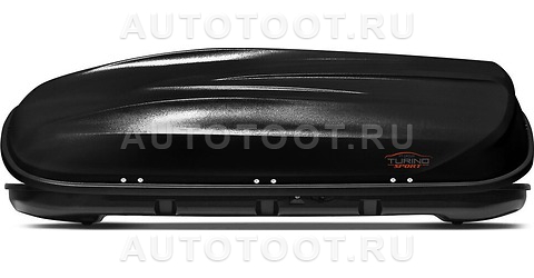 480л Бокс-багажник на крышу Аэродинамический Черный Turino Sport ДВУСТОРОННЕЕ открывание -   для 