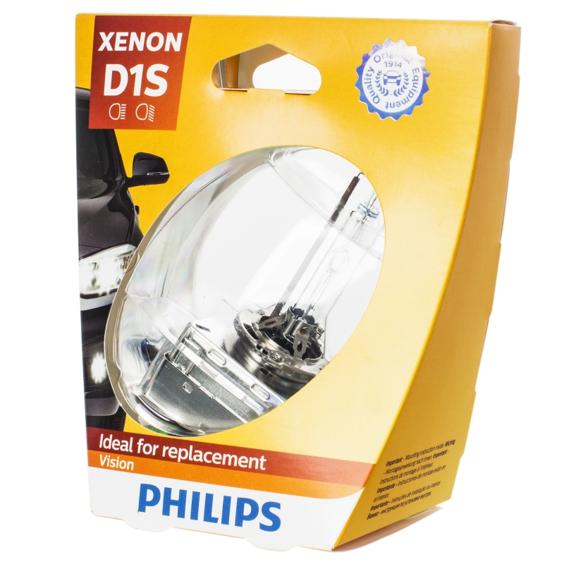 Лампа D1S PHILIPS 35w Xenon Vision 4600K 85v