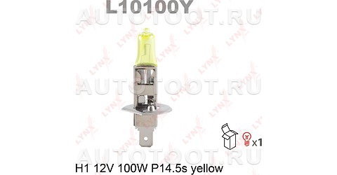 Лампа H1 2V 100W P14,5s YELLOW LYNXauto - L10100Y LYNXauto для 