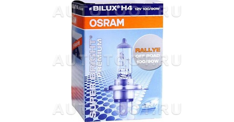 Лампа H4 12V 100/90W OFF-ROAD Super Bright Premium повышенной мощности Osram - 62204SBP Osram для 