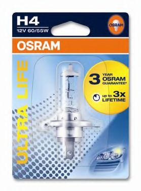 Лампа H4  (60/55W) Ultra Life 12V Osram