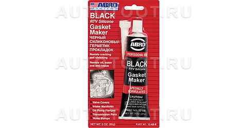 Герметик прокладок высокотемпературный чёрный ABRO 85гр - 12AB ABRO  для 