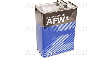 Масло трансмиссионное полусинтетическое ATF Wide Range AFW+ 4л - ATF6004 AISIN для 
