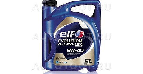 5W-40 Моторное масло Elf Evolution Full-Tech LSX 5л -   для 