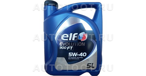 5W-40 Моторное масло Elf Evolution 900 FT 5л -   для 