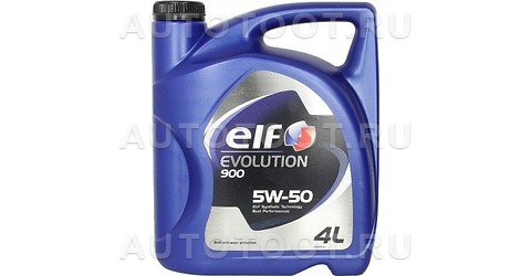5W-50 Моторное масло Elf Evolution 900 4л - 194830 ELF для 