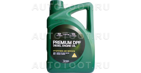 5W-30 масло моторное синтетическое 6л Premium DPF Diesel C3 - 0520000620 Kia/Hyundai для 