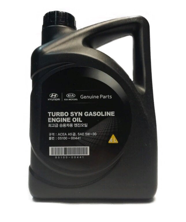 Масло моторное синтетическое Kia/Hyundai Turbo SYN Gasoline 5W-30 4л