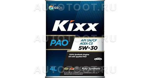 5W-30 моторное масло Kixx PAO 4л. - L209144TE1 KIXX для 