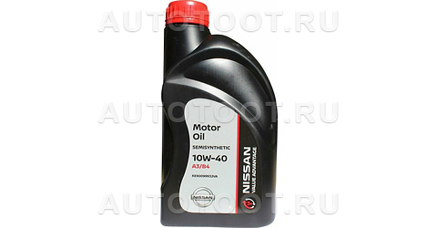 10W-40 моторное масло полусинтетика Nissan Value Advantage 1л. -   для 