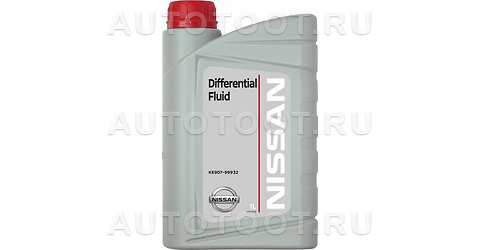 Масло трансмиссионное 80W-90 Nissan Differential Fluid 1л - KE90799932R NISSAN для 