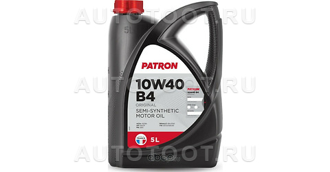 10W-40 масло моторное полусинтетическое 5л - 10W40B45LORIGINAL PATRON для 