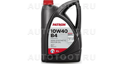 10W-40 масло моторное полусинтетическое 4L - 10W40B44LORIGINAL PATRON для 