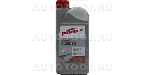 5W-30 масло моторное синтетическое 1л - 5W30C31LORIGINAL PATRON для 
