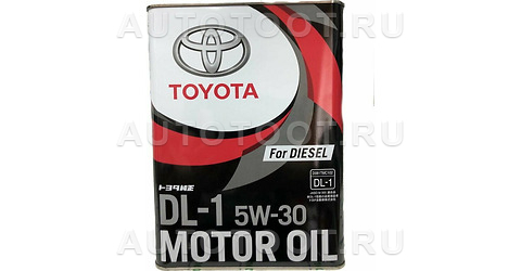 5W-30 моторное масло Toyota DL-1 4 л. - 0888302805 TOYOTA для 