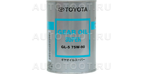 Масло трансмиссионное 75W-90 Toyota Gear Oil Super GL-5 1л. - 0888502106 TOYOTA для 