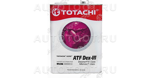 Масло трансмиссионное синтетическое TOTACHI ATF Niro ATF Dex-III, 4л -   для 