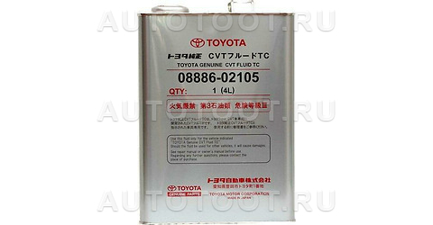 CVT трансмиссионное масло Toyota Fluid TC 4л. - 0888602105 TOYOTA для 