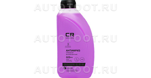 Антифриз CR лобридный флуор. -40°С, G12++, фиолет, готовый, 1л/1.07кг - L2018001 CARVILLE RACING для 