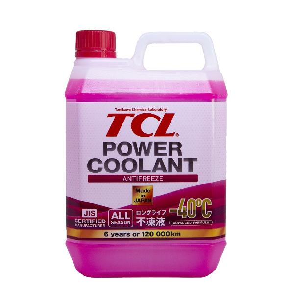 Антифриз TCL LLC POWER COOLANT -40C красный, длительного действия, 2 л