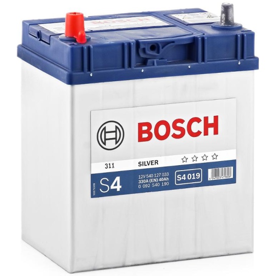 Аккумулятор BOSCH 40Ah 330A прямая полярность(+-)